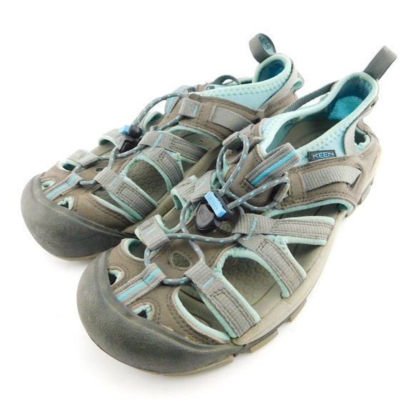KEEN Grey / Blue Lightweight, Trail- And Water-ready Walking Sandals 8.5 - Picture 2 of 6